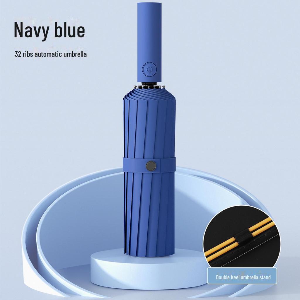 Fully Automatic Large Umbrella - Dual-Use for Sun and Rain, Anti-UV Protection