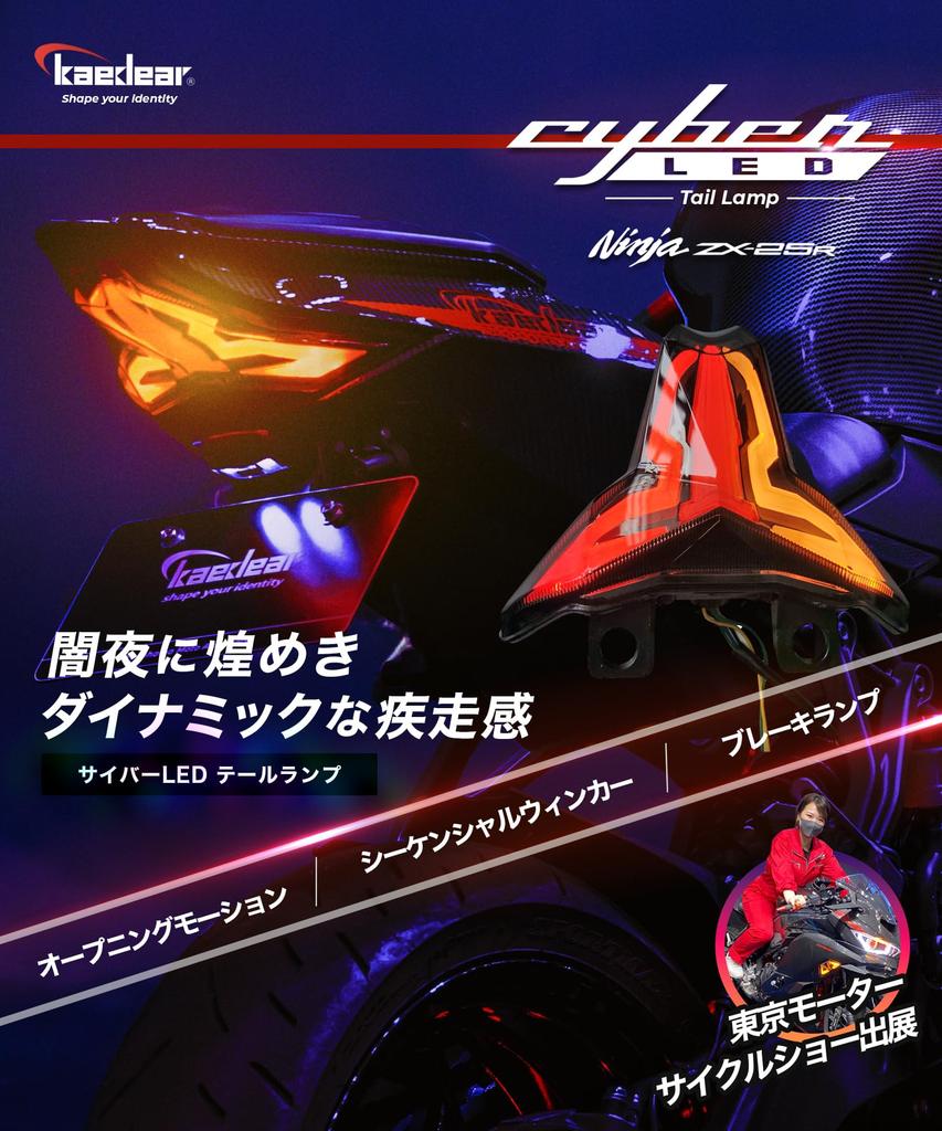 CyberLED ZX-25R kawasaki ninja Kawasaki Ninja Задний фонарь Кастомный Полностью светодиодный Задний фонарь Бегущий Последовательный