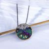 Подвеска из натурального камня с аметистом, ниша, высококачественные ювелирные изделия из стерлингового серебра 925 пробы, оригинальный дизайн, красочное ожерелье с сокровищами