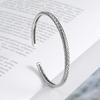 Hot Selling Korean Retro Thai Silver Women's Bracelet with Open Mouth Bracelet Accessories
