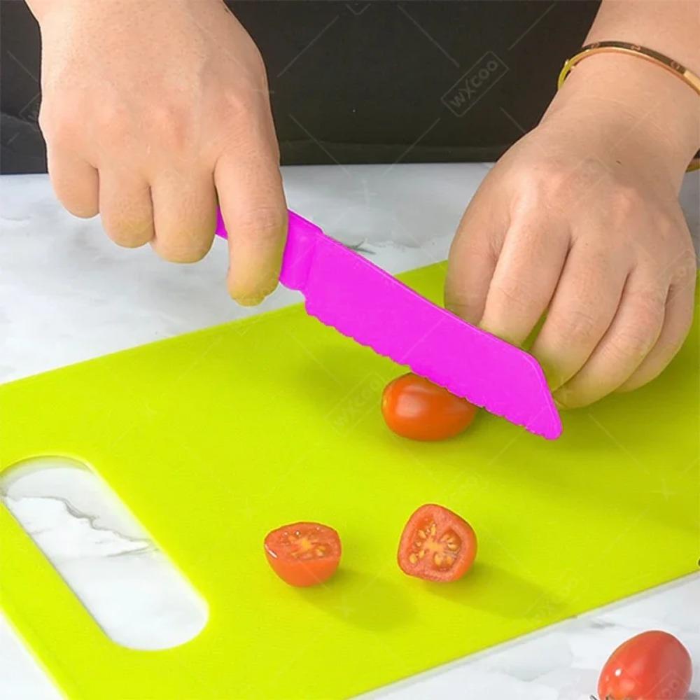 Детский кухонный нож, набор кухонных ножей для малышей, кухонные ножи, овощерезка, кухонная утварь для детей, кухонные принадлежности
