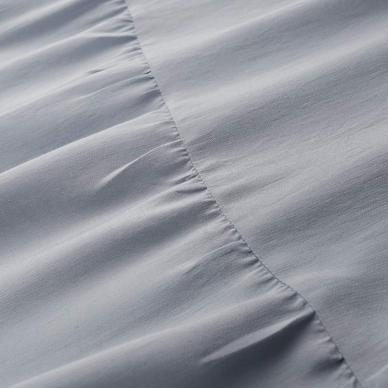 Stylish Women's Tiered Sundress Solid Summer Dress Casual Sleeveless O-neck Robe Oversized Dress