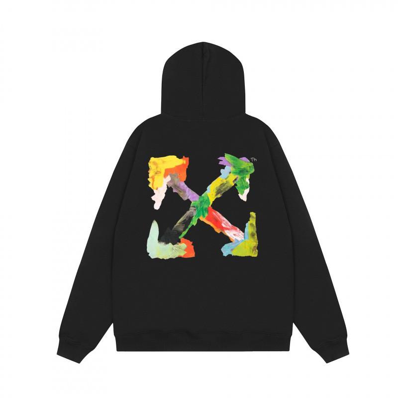 Unisex Oversized Hooded Sweatshirt With Arrow Print Casual Long Sleeve Pullover Teens Adults