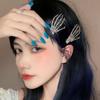 Hair Accessories Skeleton Hand Hair Clip Diamond Skull Clip Special Design Head Rope Women Girl