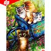 Diamond Mosaic Sale Animals Diamond Painting Full Round Arrival Cat Pictures