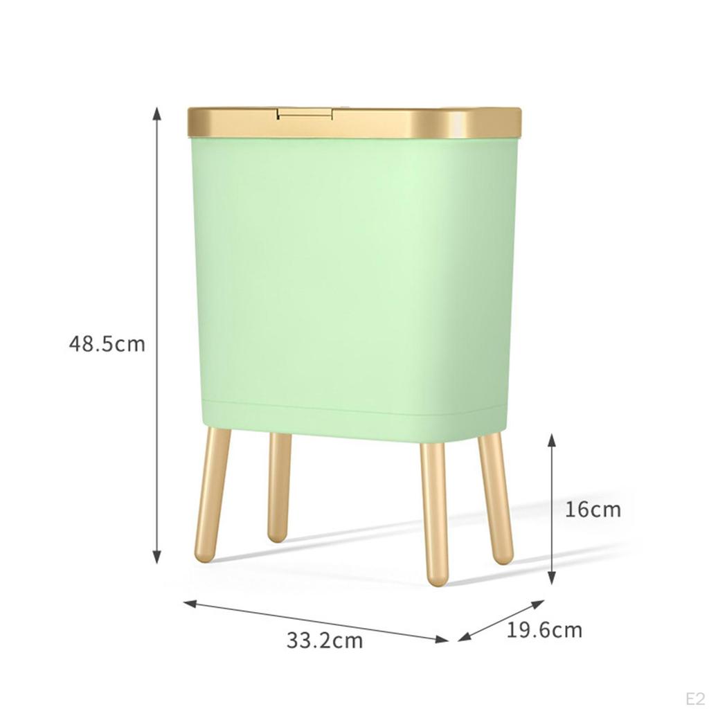 Мусорный бак для ванной, корзина для мусора с пресс-верхними крышками, прямоугольная мусорная корзина) Мусорные баки для туалета