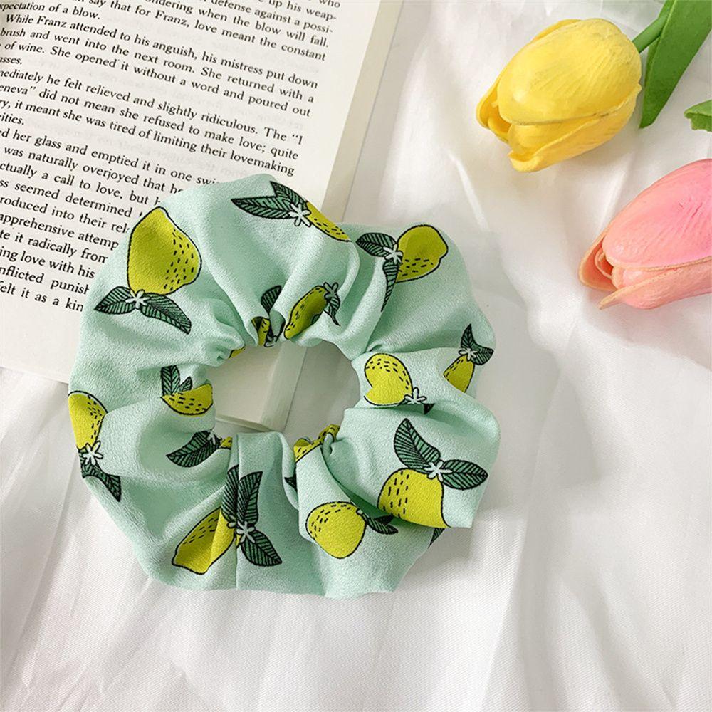 Girls Headwear Strawberry Hair Accessories Fruit Scrunchies Ponytail Holder Hairs Ties Hair Rope