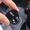 BBAT7 Car Cigarette Lighter Waterproof Cover Dustproof Protective Accessories For Ford GT Logo Button Cover Interior Accessories