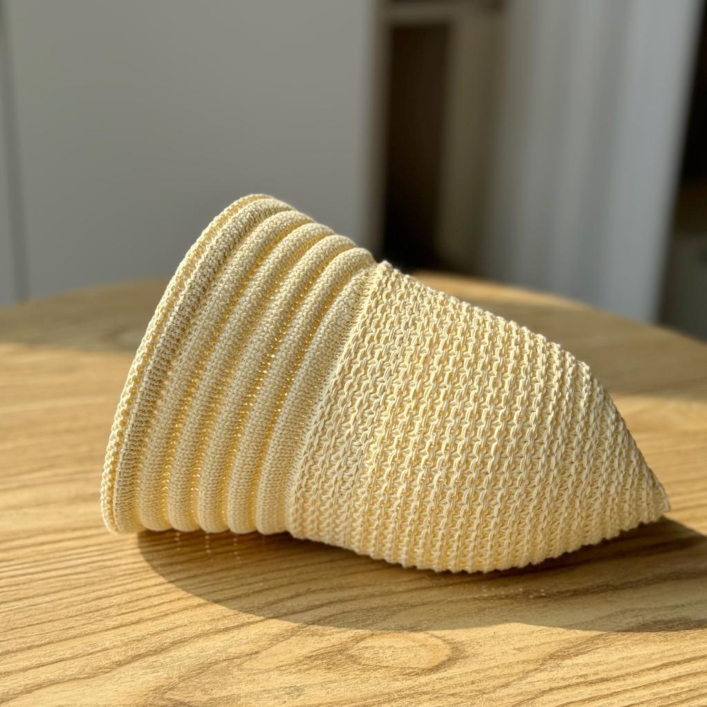 Весна и лето, новая вязаная дышащая шапка рыбака, детская солнцезащитная шляпа, складная шапка для бассейна