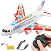 A380 Airbus Toys Радиоуправляемый самолет с музыкальными огнями Большой игрушечный самолет с электрическим дистанционным управлением