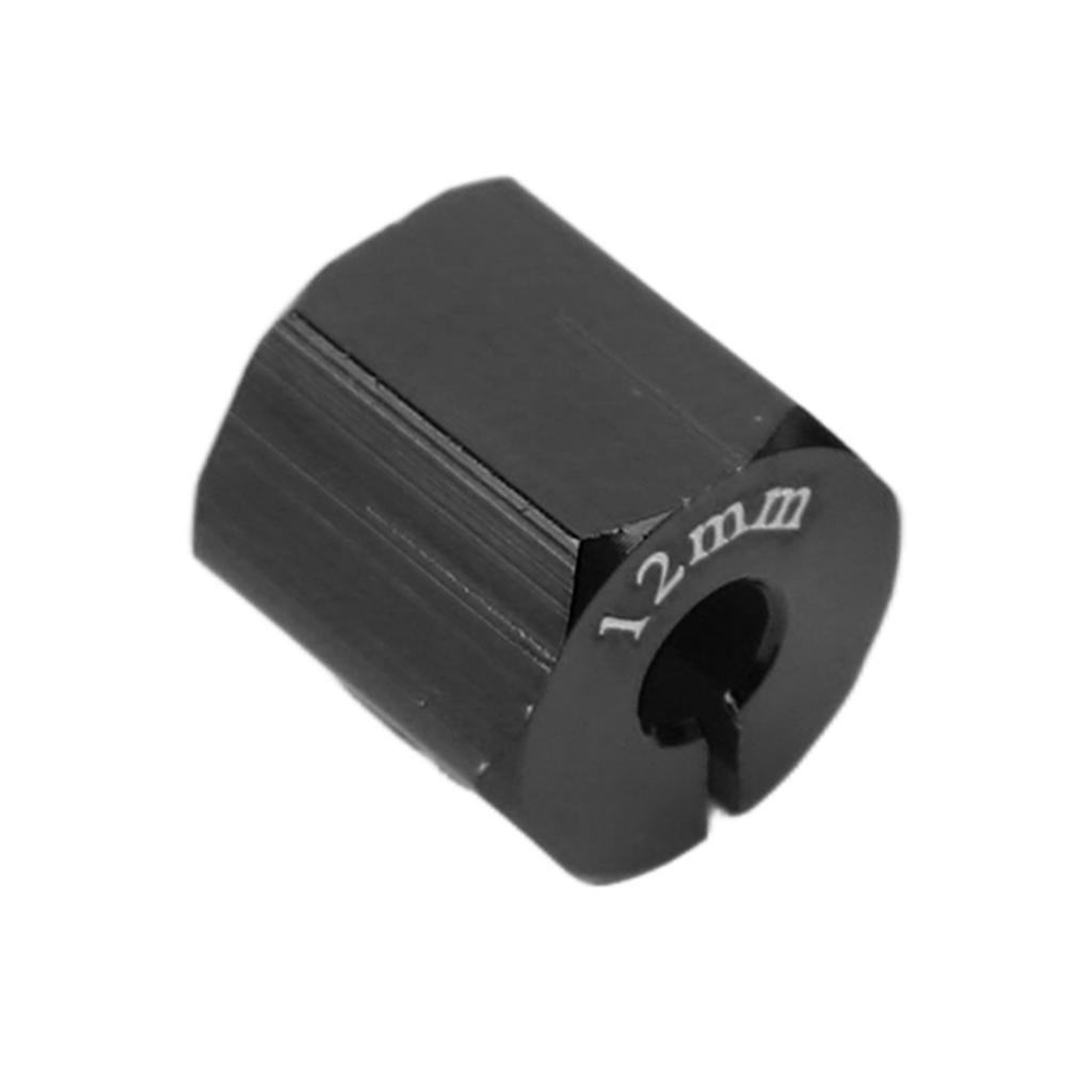 4PCS 12mm Hex Adapter Aluminum Alloy 12mm Wheel Hex Hub Drive Adapters for SCX10 90046 for D90 1Celsius10 RC Car
