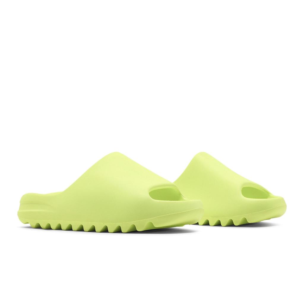 adidas Yeezy Slides 'Glow Green' (Unisex) Glow Green / Glow Green / Glow Green Slide Slippers GX6138