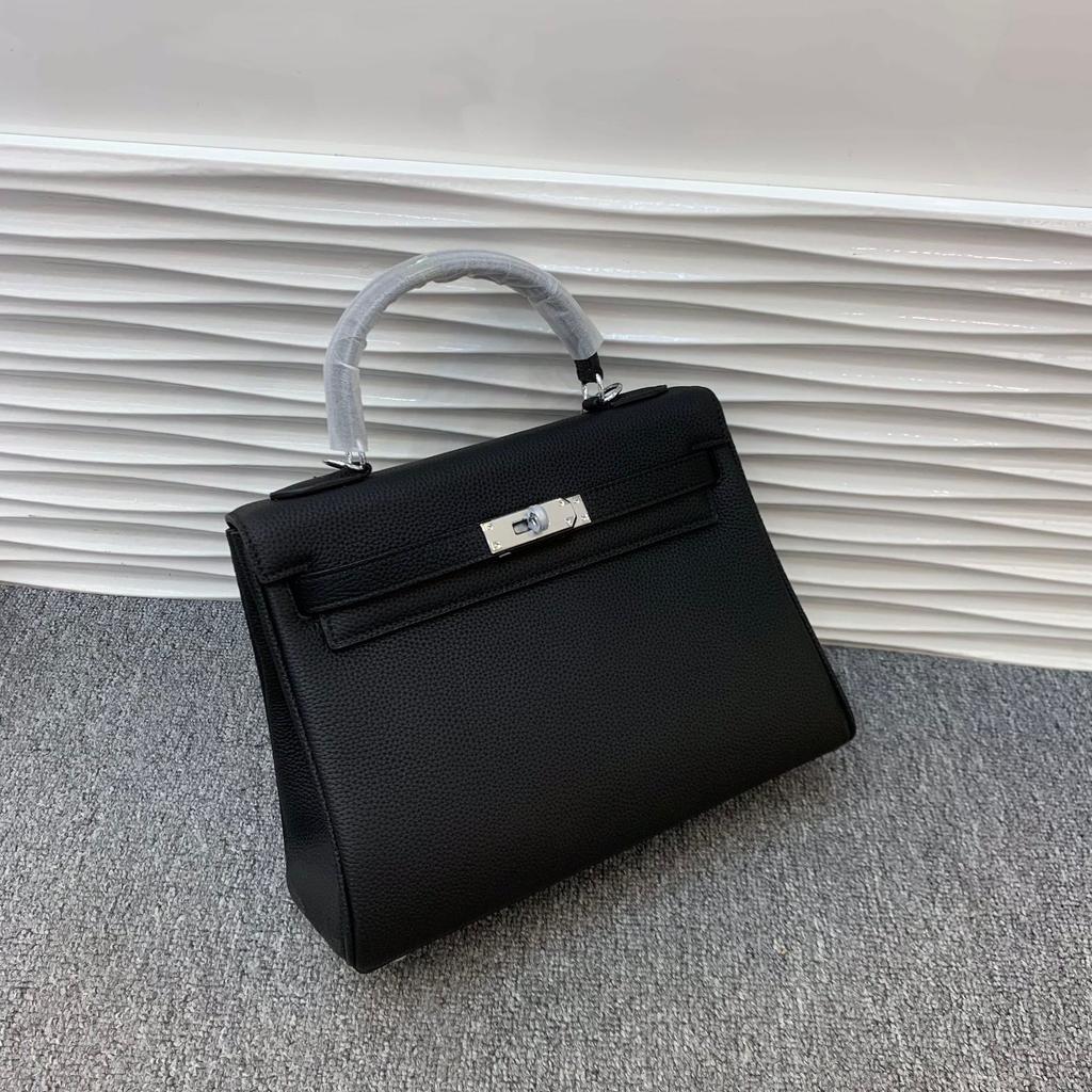 Сумка из натуральной кожи женская мягкая кожаная большая новая модная и универсальная сумка из коровьей кожи с узором личи, верхний слой, сумка через плечо