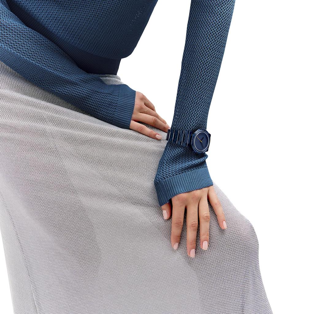 Authorized Dealer D1 Milano Unisex Watch Polycarbonate Gray Mesh PCBU16 37mm [D1 MILANO] Men's