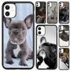Чехол для телефона с французским бульдогом Для iPhone 17 Air 16 16e 15 14 plus 11 12 13 pro max Защитный чехол coque