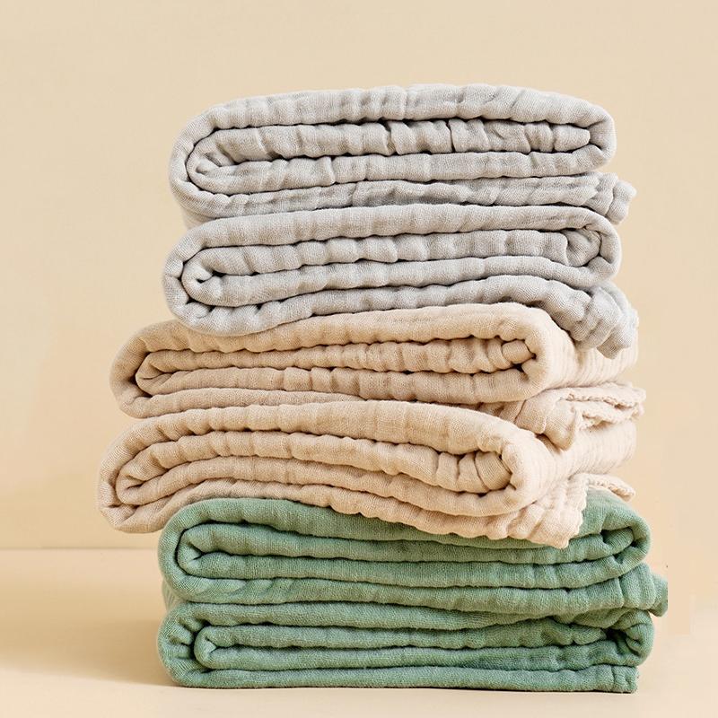 Детское банное полотенце, 6 слоев, марлевое одеяло для младенцев, 1 шт., детская пеленка, постельное белье 105*105 см, одеяло из чистого хлопка с пузырьками, муслиновое одеяло