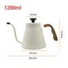 Stainless Coffee Maker Gooseneck Kettle Goose Beak Kettles Hand Drip Kettle Accessories Coffee Kettle with Thermometer