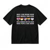 Women's All-Season Soft Classic T-Shirt Rainbow Pride Empathy Motto Printed Tee