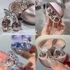 DIY Пряжка для диаметра наушников с узором из цирконов Клипса-украшение для наушников Съемная Легко устанавливается Аксессуары для наушников-вкладышей