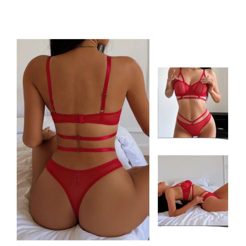 Высококачественный комплект женского нижнего белья, сексуальные полые бюстгальтеры Push Up, французское ультратонкое кружевное белье, летние дышащие сетчатые бюстгальтеры, трусы, комплекты