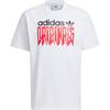 adidas Мужская свободная футболка с графическим принтом Originals Белая JD3264