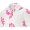 Li Ning Цветочный принт Поло с коротким рукавом на пуговицах Рубашки унисекс Белые ASHT217-1