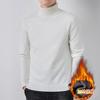 Mens High Neck Knit Sweater Fleece Lined Warm Slim Fit Casual Top Teens