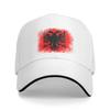 Fashion Albania Flag Baseball Cap Unisex Women Adjustable Albanian Eagle Coat of Arms Dad Hat Outdoor