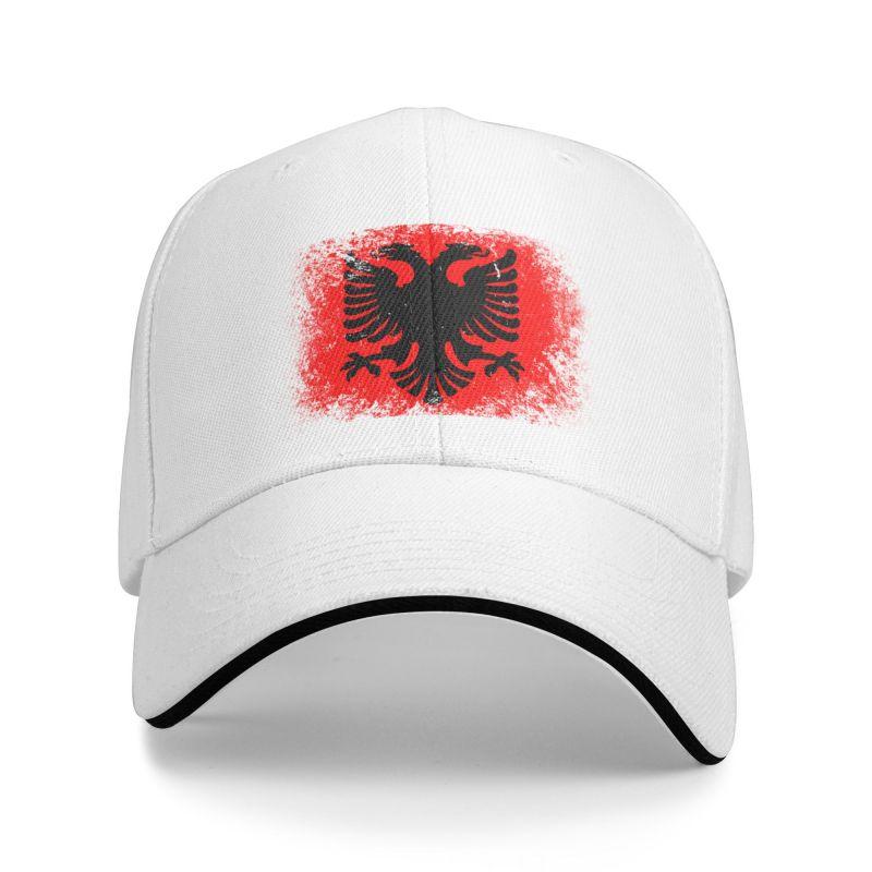 Fashion Albania Flag Baseball Cap Unisex Women Adjustable Albanian Eagle Coat of Arms Dad Hat Outdoor