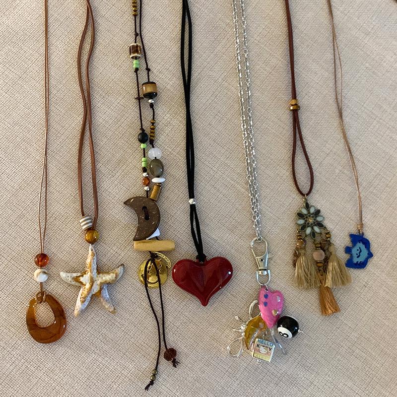 Минималистичное регулируемое акриловое геометрическое ожерелье - Универсальная модная цепочка для свитера