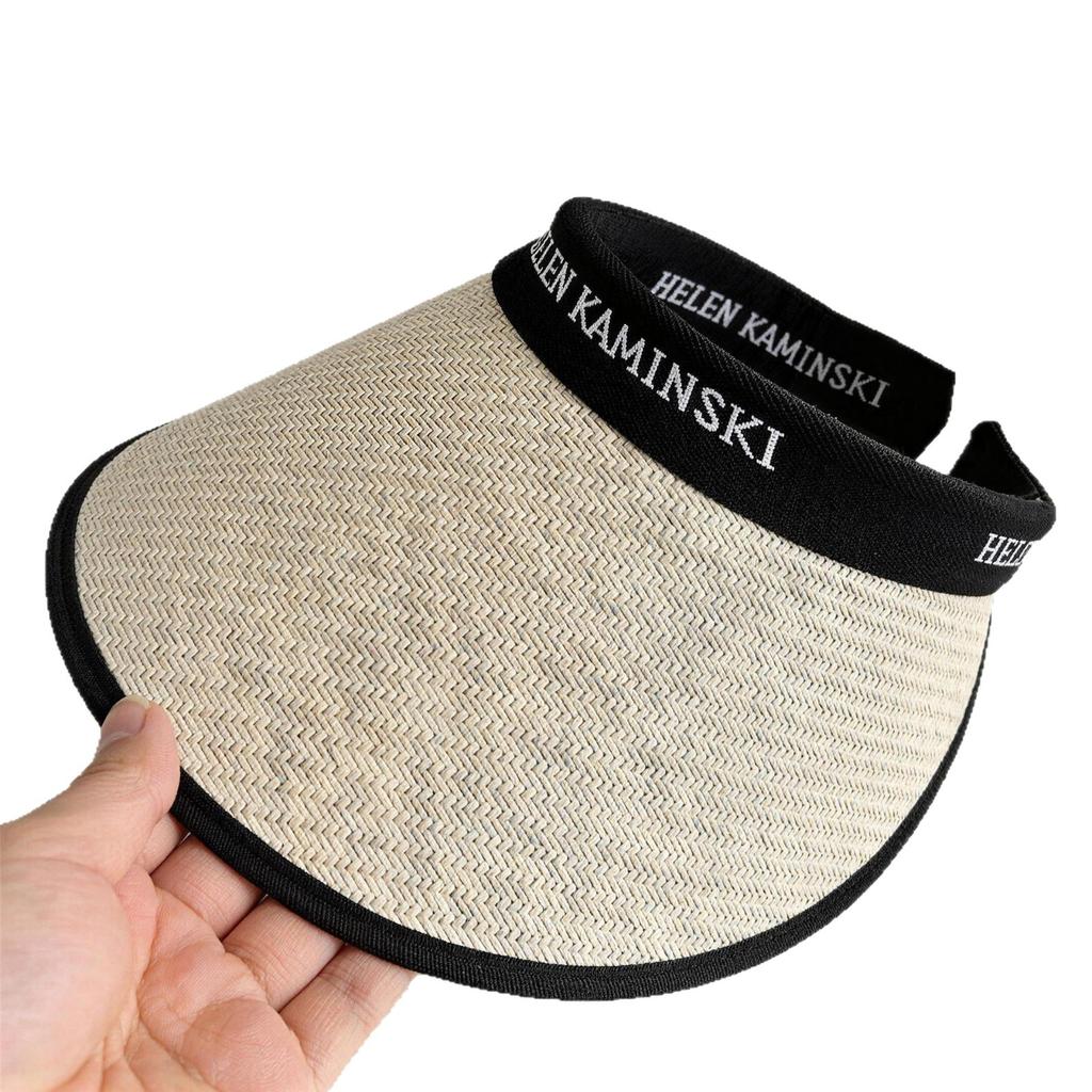 Women's Sun Hat Large Brim Black Lining UV Protection Summer Hollow Top Cycling Beach Sunshade Straw Outdoor New