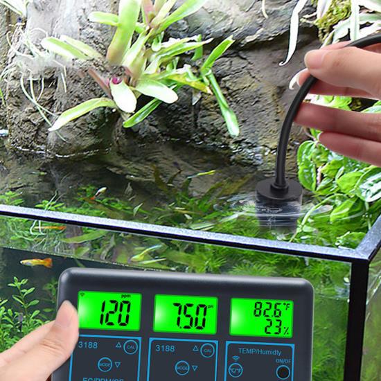 7 в 1 монитор качества воды WiFi для Tuya APP ABS EC Проводимость PH ОВП измеритель для аквариума EU Plug 220 В 