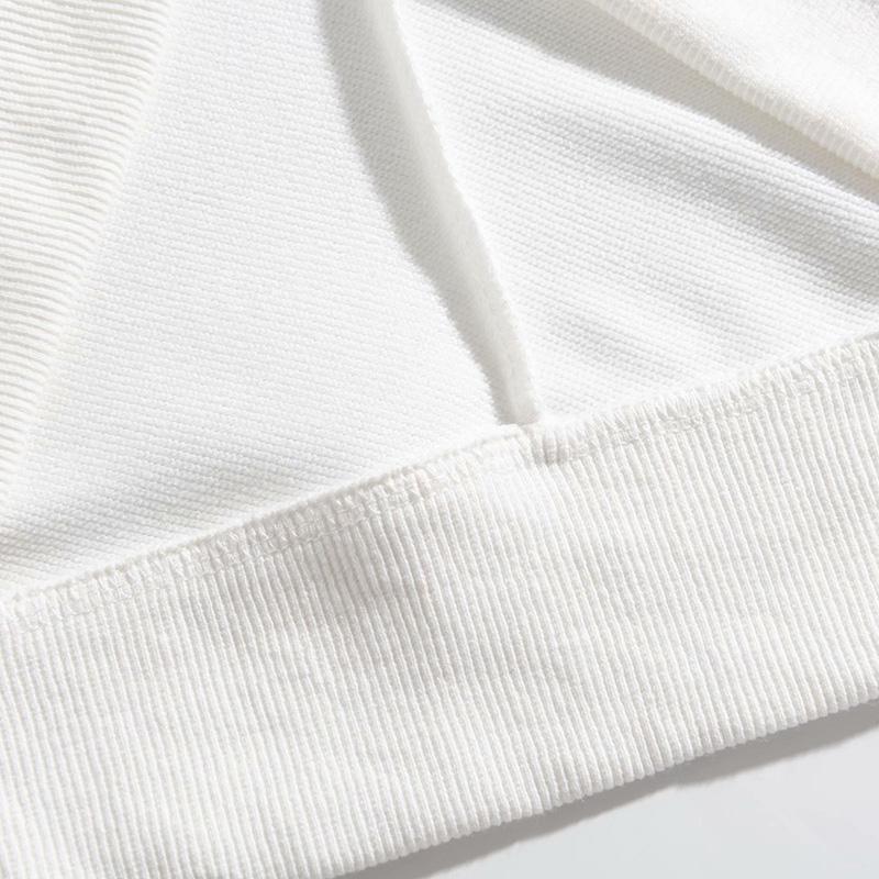 Свитер Harajuku Толстовка с круглым вырезом Пуля Зуб Медведя с принтом Модный свободный белый топ большого размера Xs-5XL