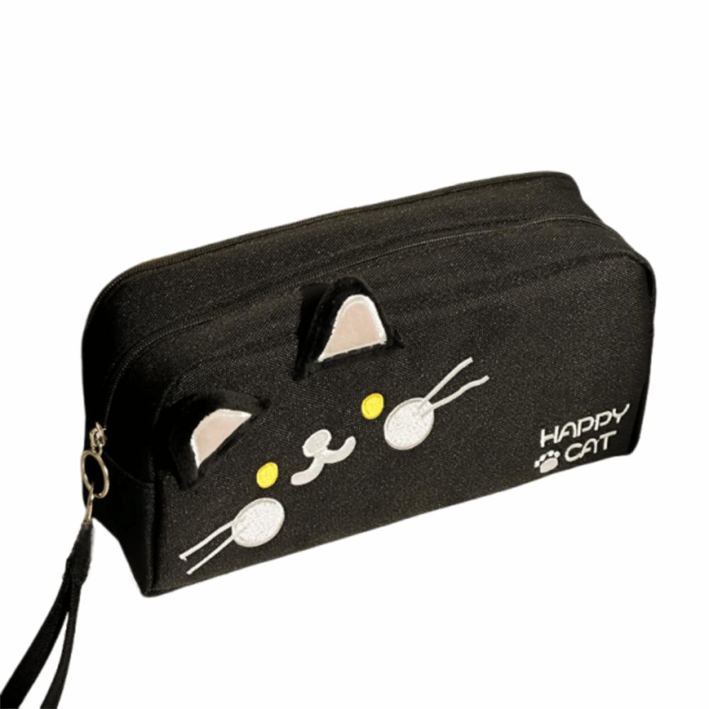Cute Design Pencil Bag Portable Pen Pouch Multi-function Stationery Bag Daily Use