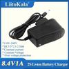 LiitoKala 8.4V 1A Полимерный литиевый аккумулятор Зарядное устройство Вольт Адаптер питания Зарядное устройство 7.4V 1A Полное индикации