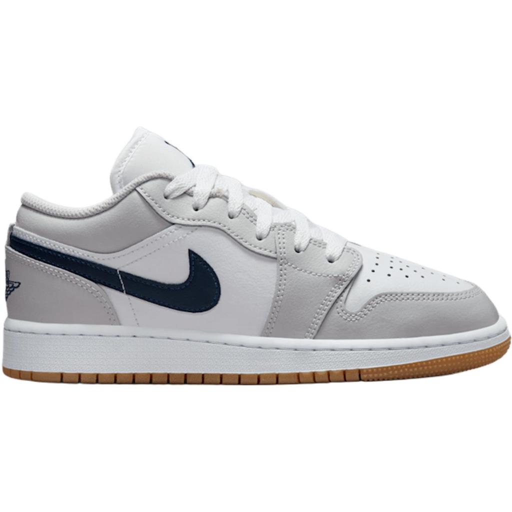 Air Jordan 1 Low GS Georgetown Kids Sneakers Grey White Neutral-Grey 553560-146
