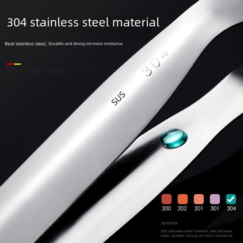 Многофункциональная кухонная лопатка и зажим для еды из нержавеющей стали 304