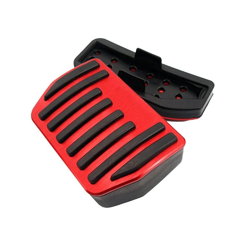 Педаль газа, тормоза, педаль газа, топлива для автомобиля Jaguar XE XF F-PACE 2015 2016 2017 2018 из алюминиевого сплава, подставка для ноги, дроссельная заслонка, педаль тормоза 2 шт.