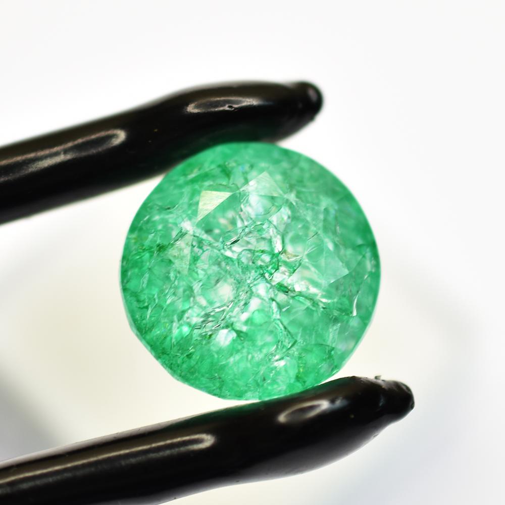 Natural Emerald Loose Gemstone Fine Quality Round Cut 22.40 ct for Jewelry Making and Crafts
