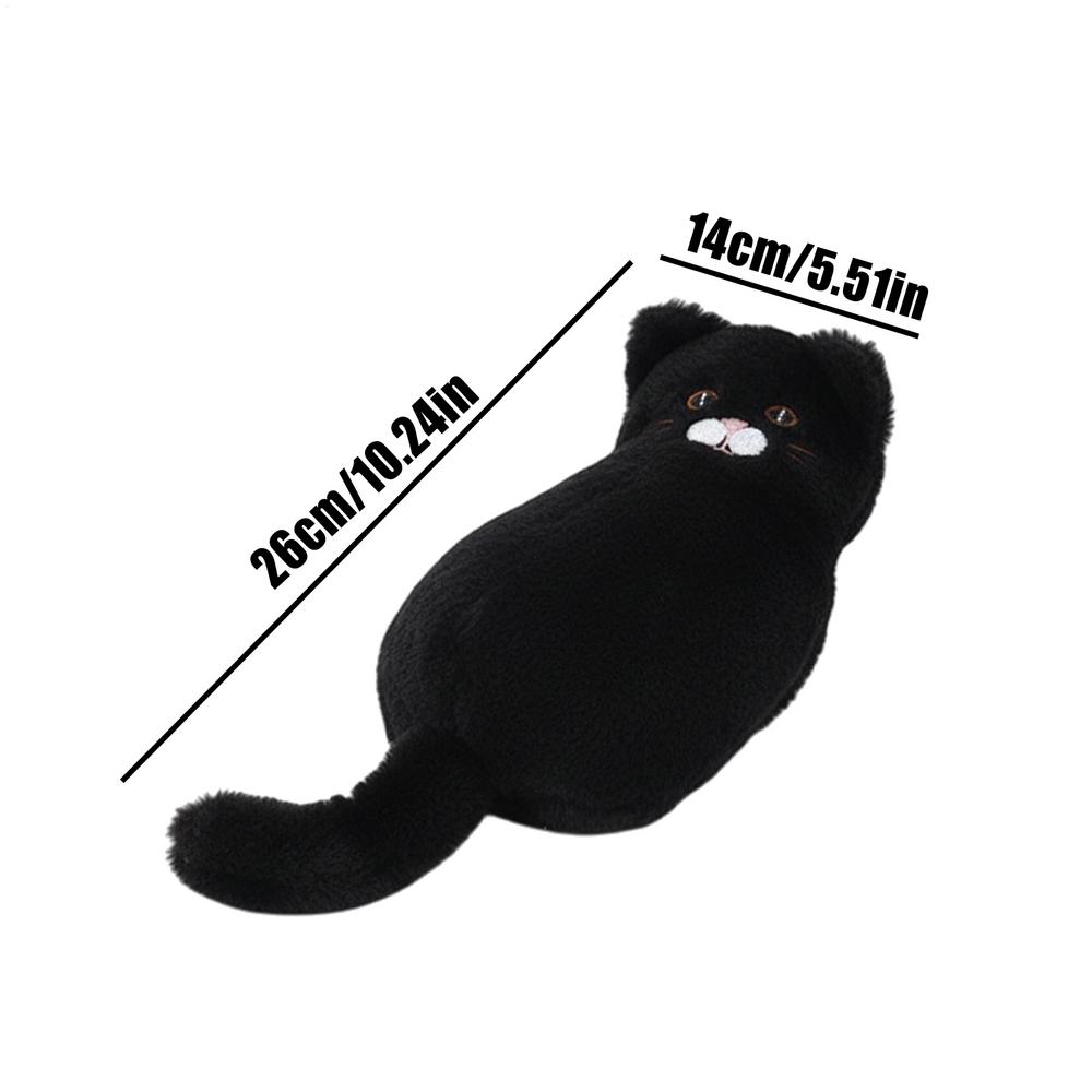Pencil Case Cartoon Cat Shape Plush Pen Bag Large Capacity Lovely Plush Animal Pencil Organizer Case School Stationery Storage