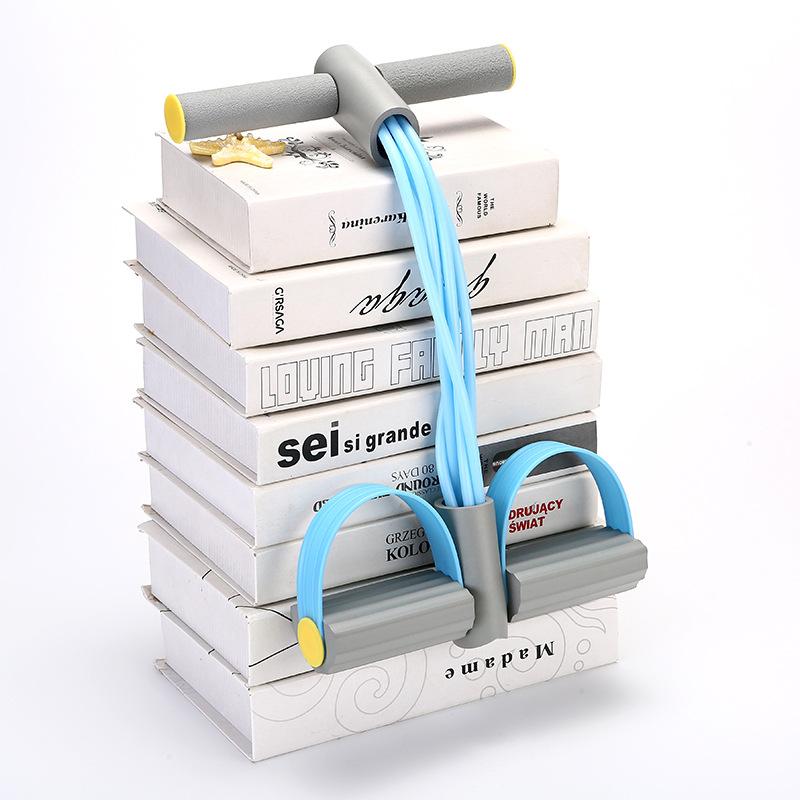 Oem Multi-function Home Fitness & Yoga Resistance Bands 6 Tubes Tension Rope & Pedal Elastics Tape