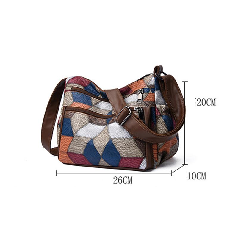 Yogodlns Женские сумки-мессенджеры, новая сумка из искусственной кожи с наклоном, женская сумка через плечо, винтажная сумка в клетку