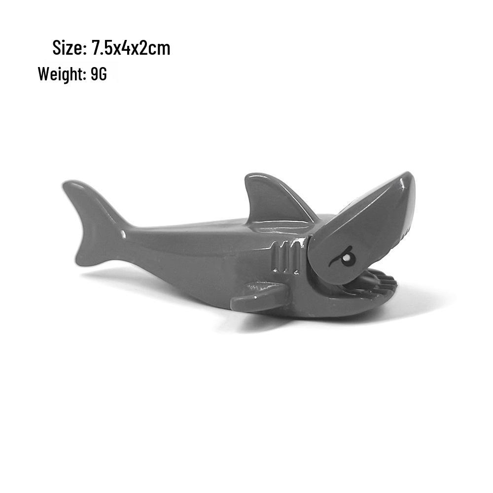 Детали для DIY с принтом животных: Коза, Чайка, Пингвин, Рыба, Овца - Совместимы с MOC Игрушками-конструкторами