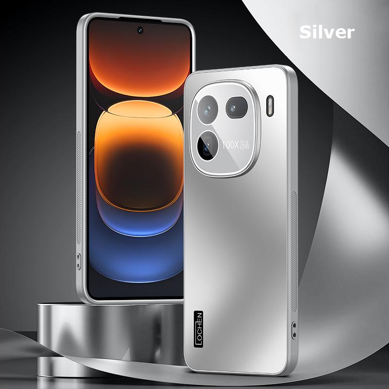 Для vivo iQOO 12 Pro Dazzle Plating Корпус ПК Камера Полное покрытие с пленкой для объектива Супер против падения Силикагель Край Противоскользящий чехол Защитный чехол