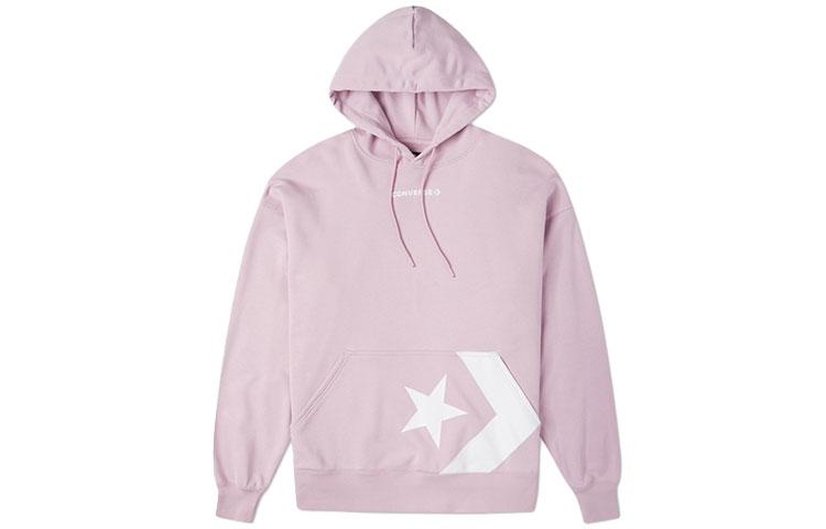Converse Sweatshirts Women's Pink Hooded Moderate Regular 10023083-A02