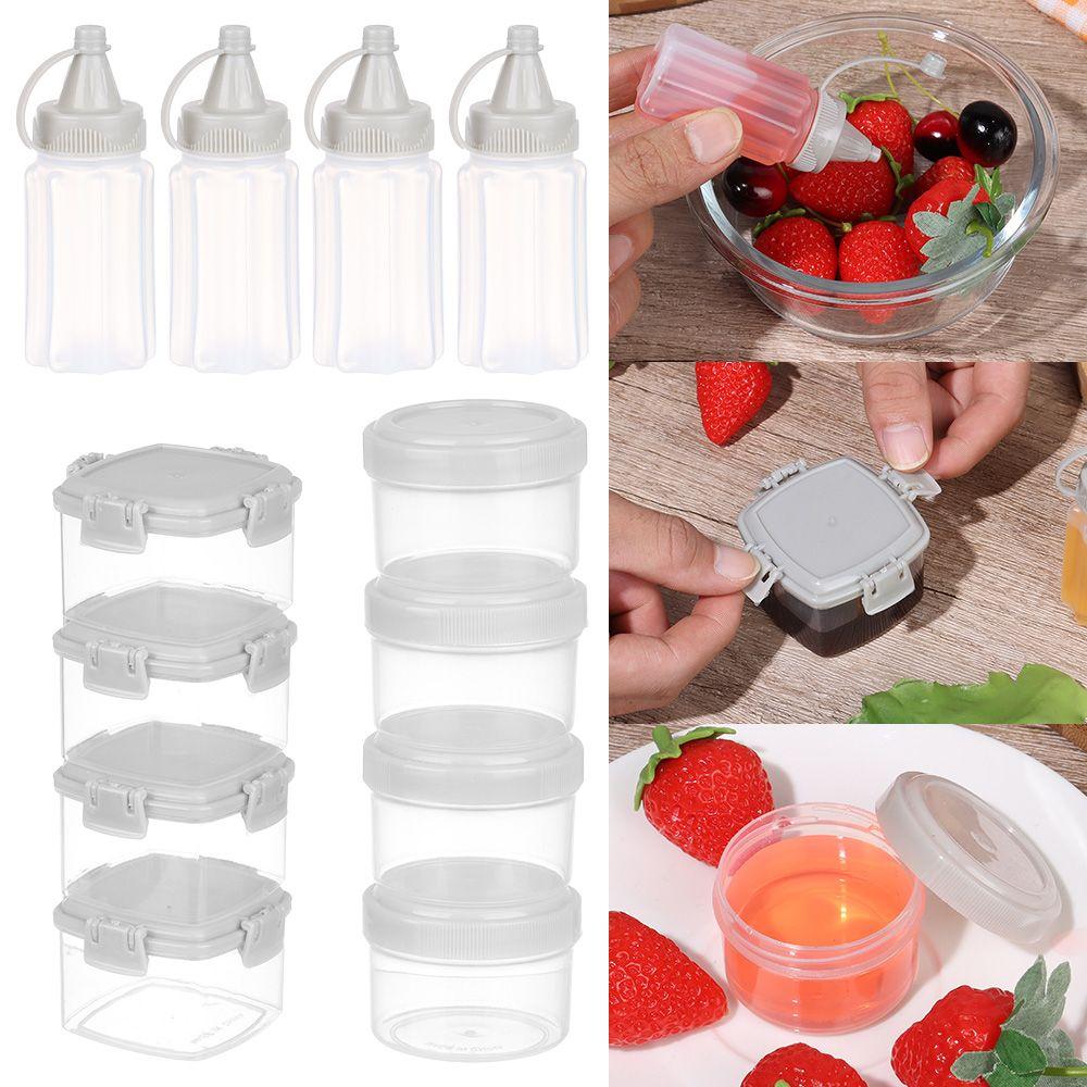 Принадлежности Легко моющаяся мини-баночка для специй Bento Коробки для приправ Бутылка для соуса с дозатором Аксессуары для барбекю