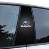 Car Emblem Center Pillar Sticker Auto Door Decorative Stickers For Subaru Outback Crosstrek XV Forester BRZ Legacy Impreza WRX 2006 STI Ascent
