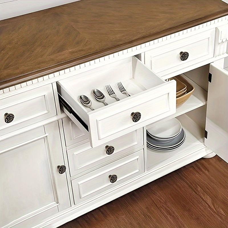 8pcs Vintage Drawer Pulls,Round Dresser Pulls,Drawer Knobs,Vintage Cabinet Knobs,1.22*0.94 Inches,For Nightstand,Cabinet,Drawer,Cabinet Pulls