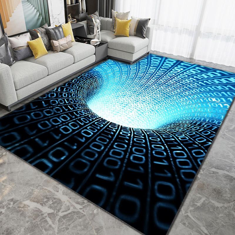 3D визуальный ковер для дома абстрактный геометрический ковер для гостиной спальня коврик для дивана журнальный столик коврик
