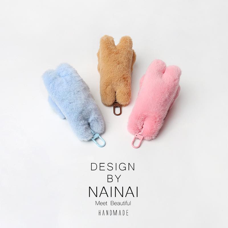 Adorable Plush Keychain Sweet Hanging Decoration Versatile Daily Bag Accessory Cute Purr-fect Companion for Any Occasion